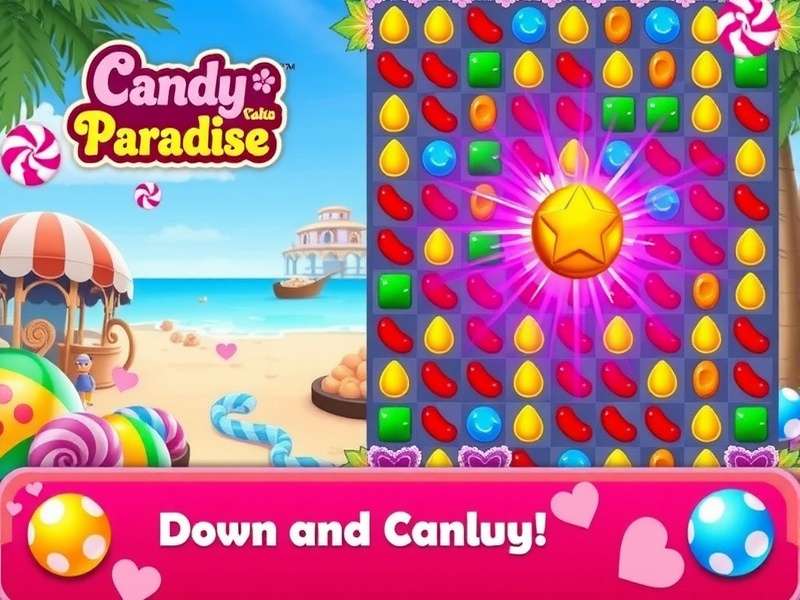 Chart showing Candy Pop Paradise download growth in India